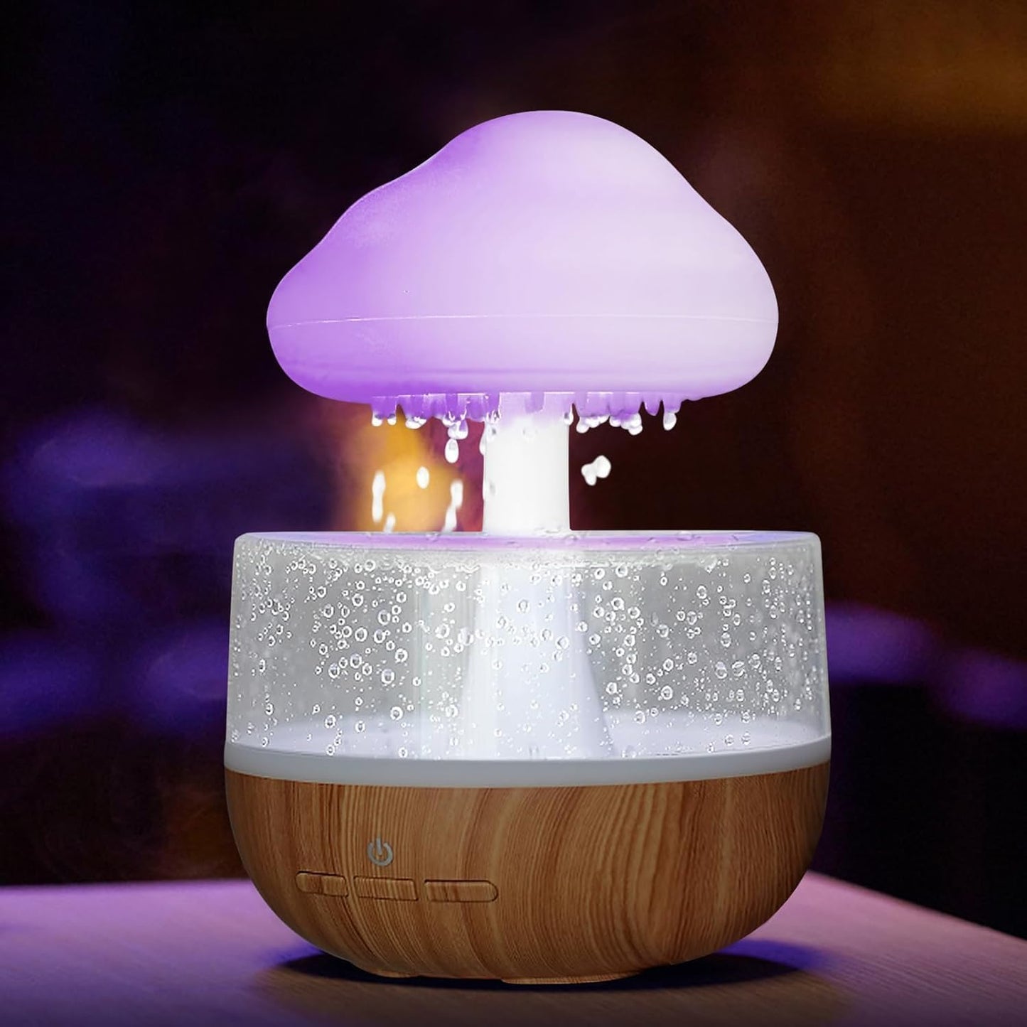 "Rain Cloud Humidifier with LED Night Light & Aromatherapy Diffuser" 🌧✨