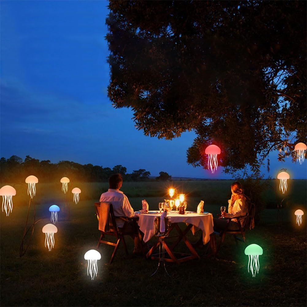 “Glowing Jellyfish Night Lamp – Colorful LED Mood Light”