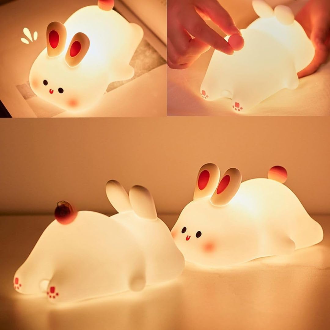 "Dreamy Bunny Night Light – Soft Glow for Sweet Sleep"✨🐰