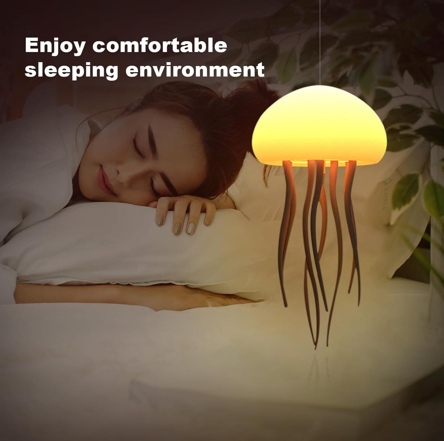 “Glowing Jellyfish Night Lamp – Colorful LED Mood Light”