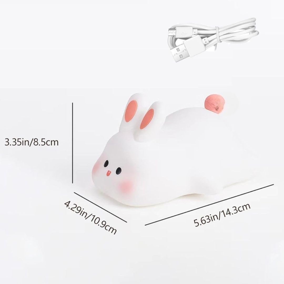 "Dreamy Bunny Night Light – Soft Glow for Sweet Sleep"✨🐰